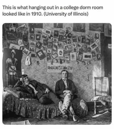 dorm room 1910